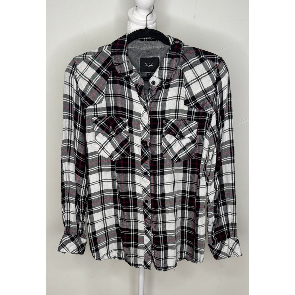 Rails Black and Red Plaid Size M - Picture 9 of 12